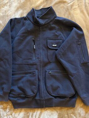 Palace Skateboards Thermal Bonded Bomber Jacket Men's XL Black 7 Pocket Tri Ferg